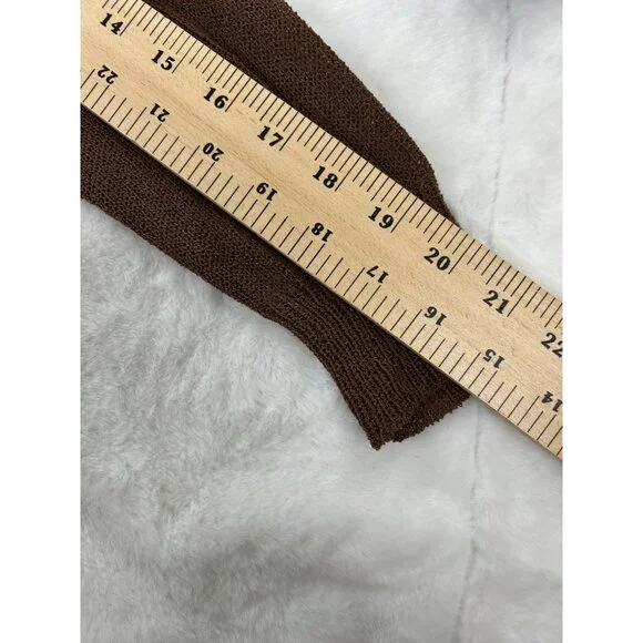 NWT Lulus Sweater Small Lightweight Acrylic Knit Womens Brown Pullover - Picture 7 of 11